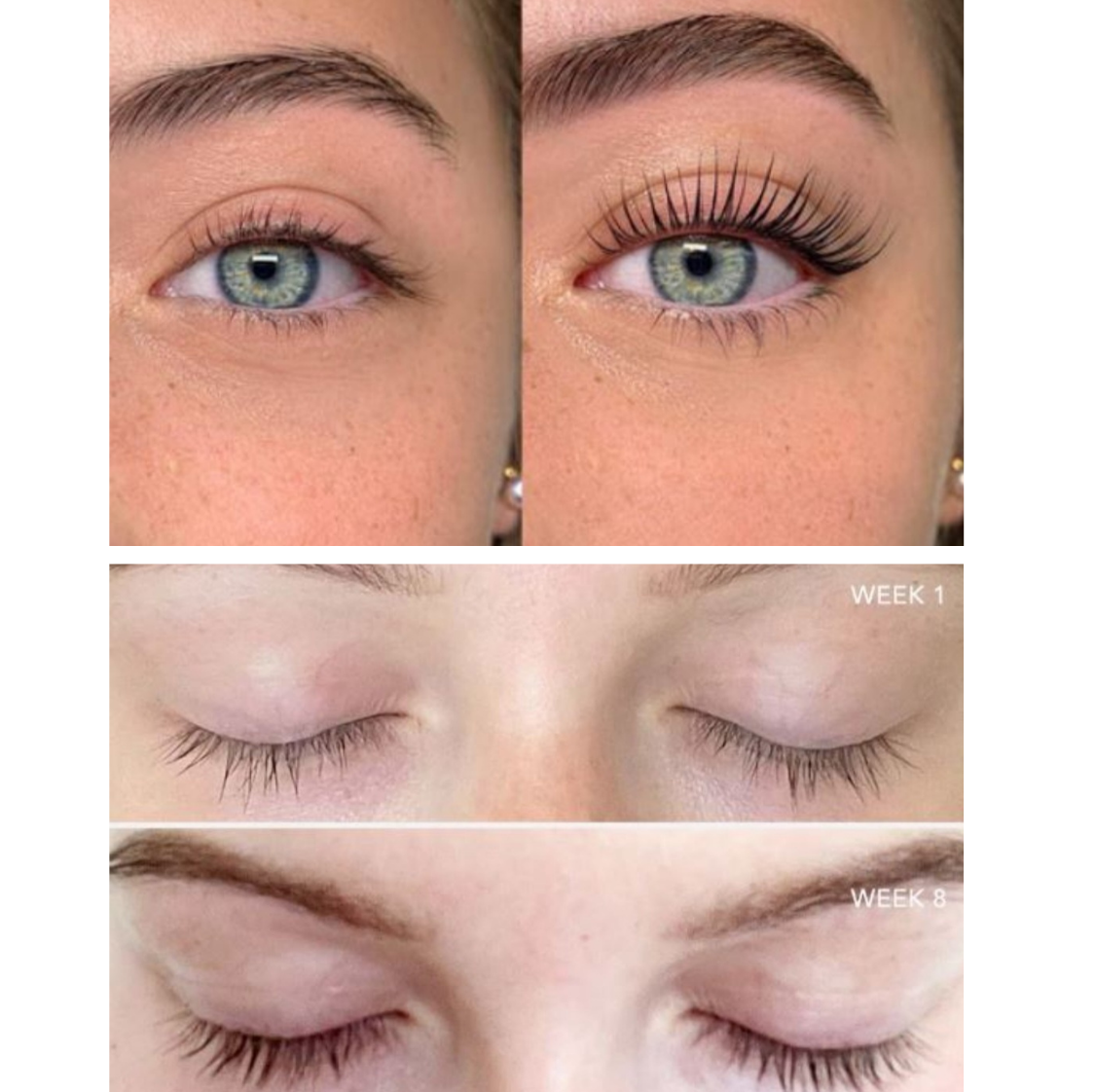 Dual Eyelash serum mascara (clear 5ml + black 5ml)