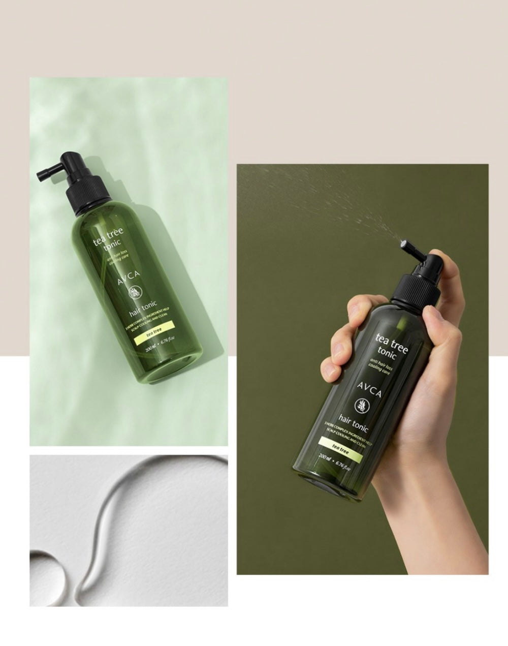 AVCA Anti Hair Loss Scalp Activating Tee Tree Hair Tonic